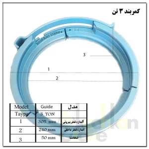 کمربند 3 تن (گاید)